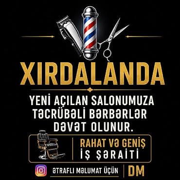 Bərbər tələb olunur, Fiks edilmiş ödəniş, 1-2 illik təcrübə