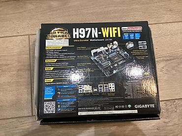 sata ssd disk: 🔹 Gigabyte GA-H97N-WIFI Mini-ITX – 160 AZN Yeni vəziyyətdədir, yalnız — 3