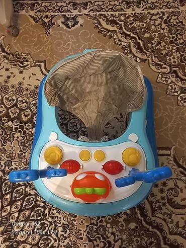 Uşaq gəzdirəni / yerişi öyrədən walkeri - Rənglər: açıq mavi-göy — 2