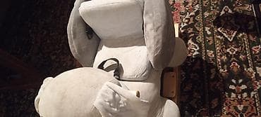 Pişiklər: Uşaq yelləncək oyuncağı – fil formasında - Yumşaq plyuş materialdan — 2