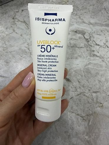 ISISPHARMA Uveblock Mineral SPF 50+ günəşdən qoruyucu krem bir dəfə