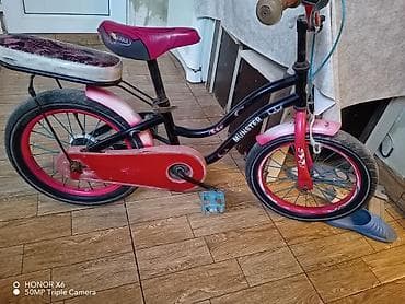 24 velosiped: İki təkərli Uşaq velosipedi 16", sürətlərin sayı: 1 — 9