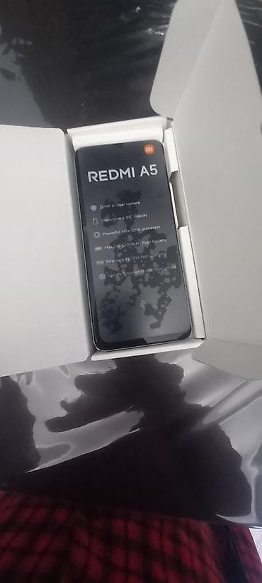 notebook ucuz qiymete: Redmi A5, 128 GB, Sensor, Barmaq izi, İki sim kartlı — 1