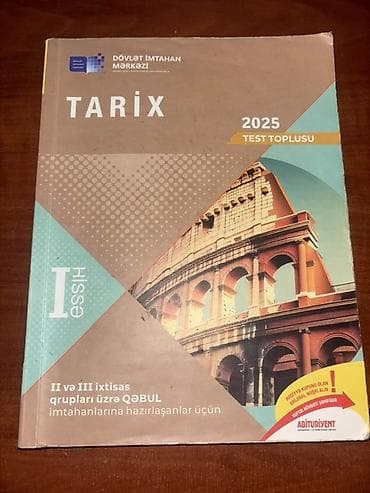 Тесты: Məhsul: “Tarix 2025 – Test Toplusu”, Dövlət İmtahan Mərkəzi (DİM) — 1