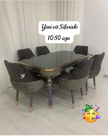 taxta stol stullar: Masa ve oturacaqlar stol stullar her reng qonaq desdi — 1