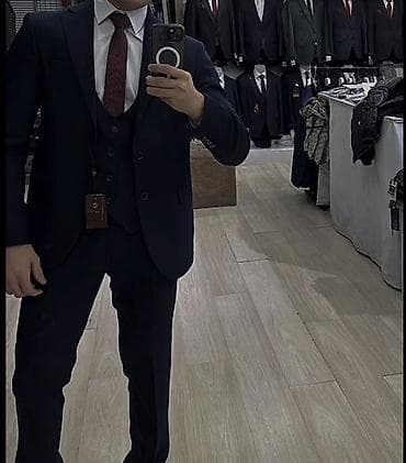 3 duymə koynək: CARLO PENCO üçlük kostyum dəsti Cemi 1 ce defe geyinilib 200 manata — 1