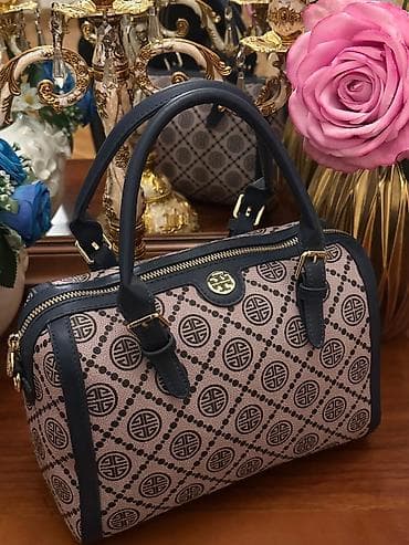 qız cantaları: Tory Burch dizaynlı barrel/duffle tipli əl çantası – bir neçə rəng — 5