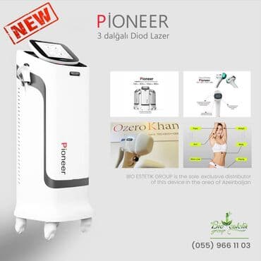 Lazer Epilyasiya cihazi PİONEER 3 DALĞALI EPİLYASİYA APARATI