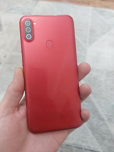 Samsung Galaxy A11, 32 GB, rəng - Qırmızı, İki sim kartlı lalafo.az -da Samsung Galaxy A11, 32 GB, rəng - Qırmızı, İki sim kartlı