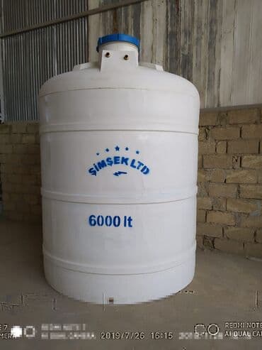 maşın kirayəsi bakı: Bak, Plastik, 6000 l, Yeni, Pulsuz çatdırılma — 1