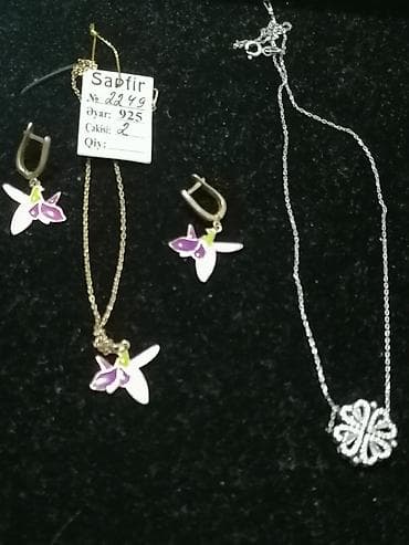 Şəxsi əşyalar: Dəstə daxildir: Boyunbağı, Gümüş, 925 Əyar — 1