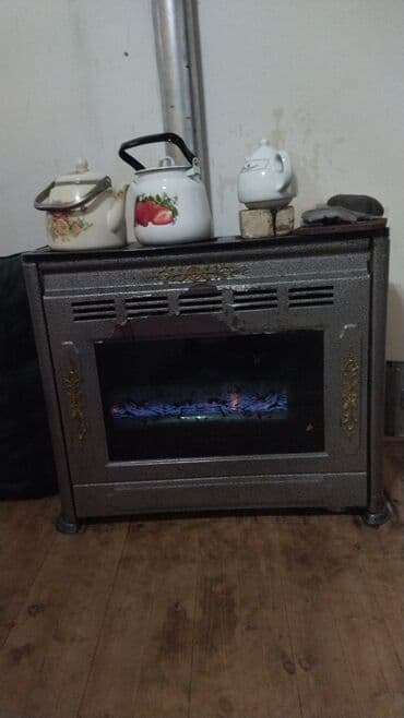 Kamin Peçi, yanacaq - Qaz