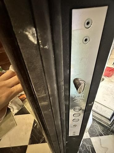 qapi dəmir: Dəmir giriş qapısı – ikiüzlü model KALE - Material: polad/dəmir — 5