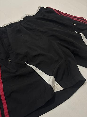 kişi geyimler: Şort, Adidas, rəng - Qara — 3