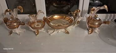 açar dest: Boşqablar, 4 ədədli dəst, rəng - Qızılı, İtaliya — 9