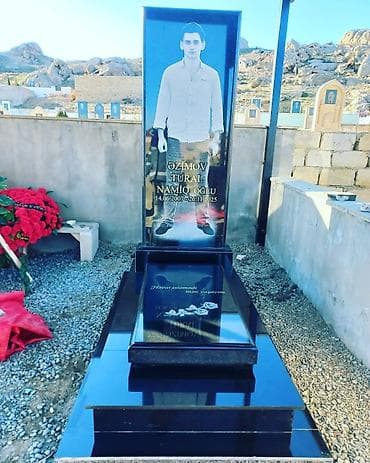 Qəbirstanlıq üçün qranit abidə və başdaşı hazırlanması - Material — 3