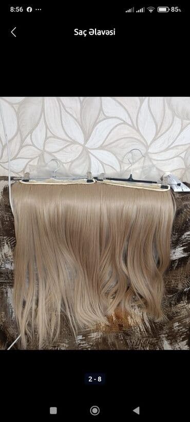 sac rəngi: Taxma saçlar, Süni, İşlənmiş — 8