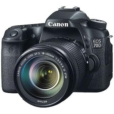 Canon EOS 70D + EF-S 18-135mm f/3.5-5.6 IS STM - 20.2 MP APS-C CMOS lalafo.az -da Canon EOS 70D + EF-S 18-135mm f/3.5-5.6 IS STM - 20.2 MP APS-C CMOS