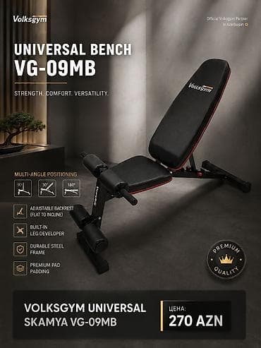Volksgym Universal Skamya VG-09MB - Universal bench: güc, rahatlıq və — 1