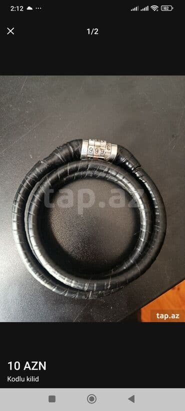 Отделочные материалы: Kodlu kabel kilidi - Kombinasiya ilə açılan 4 rəqəmli kilid mexanizmi — 2