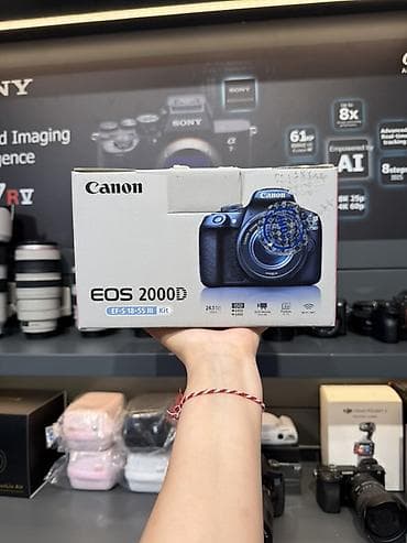 Foto və videokameralar: Canon EOS 2000D – EF-S 18-55mm III Kit - 24.1 MP APS-C CMOS sensor - — 1