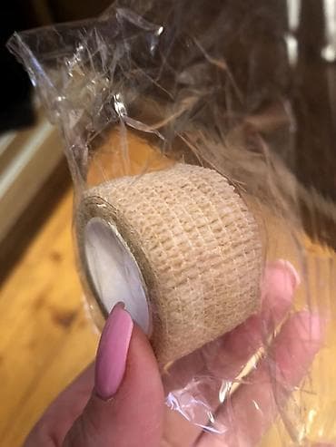 tibb çantası: Öz-özünə yapışan elastik bint (koheziv bant) - Rəng: təbii/bej - — 2