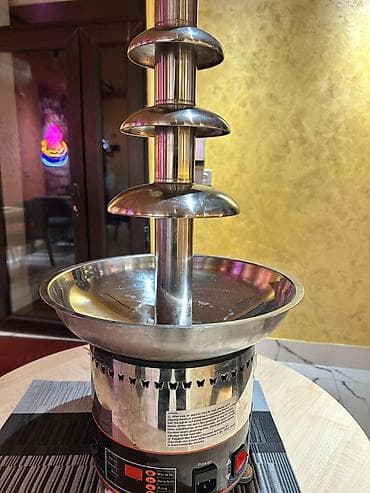 döner yeri: Paslanmayan poladdan şokolad fəvvarəsi - 5 mərtəbəli “pagoda” tipli — 1