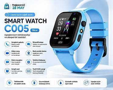 Kateqoriya: Smart saatlar Brend: Smart Berry Model: Smart Watch C005 — 1