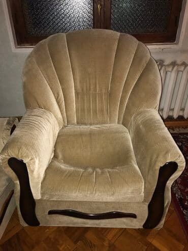 ev əşyaları ikinci el: İşlənmiş, Kreslo, Parça — 3