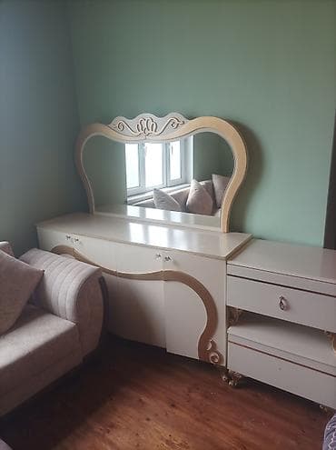 qonaq mebel dəstləri: Qonaq otağı mebel dəsti - Künc divan: L formalı, bej rəngdə, yumşaq — 8