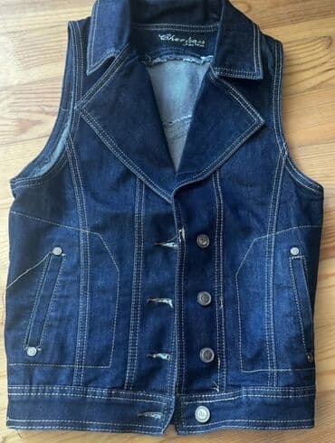 Kürklər: Jilet, rəng - Göy — 2