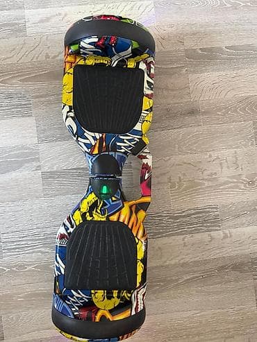 Qraffiti dizaynlı hoverboard (self-balans skuteri) - Korpus — 4