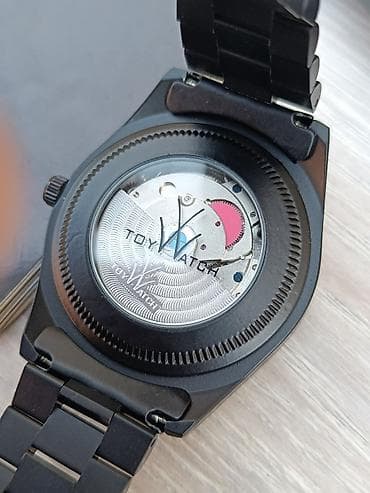 ToyWatch “Velvety” qol saatı - Rəng: mat qara (gövdə və metal qolbaq) — 5