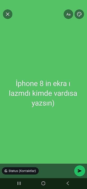 max kalonka dinamik: IPhone 8 üçün ekran (display) axtarılır. - Model: iPhone 8 - Detal — 1