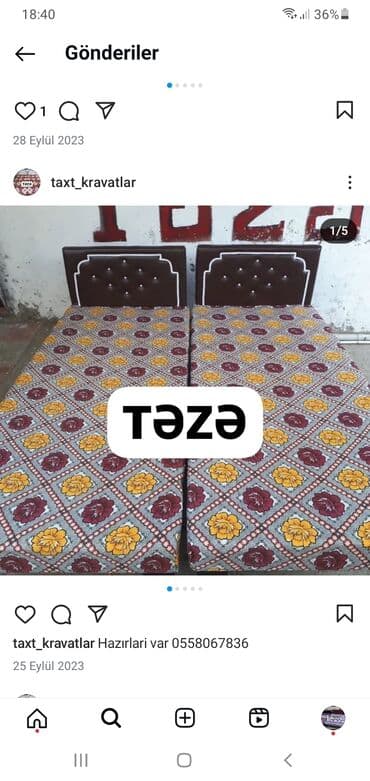 Kreslolar: Çarpayı hazırı var çatdırılma var rəng seçimi var kefiyətinə zamanət — 3