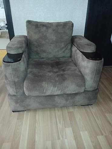 Ev üçün mebel: Divan, 2 kreslo, Divan, Bazalı, Açılan — 3