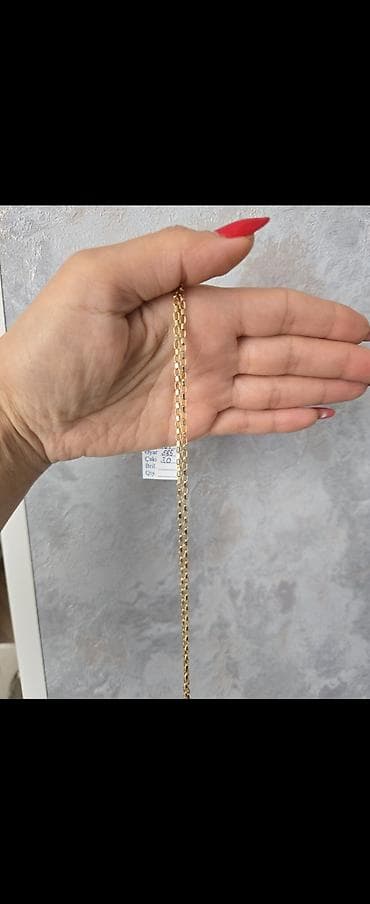 1 karat nece qram: Boyunbağı, Sarı qızıl, 585 Əyar, 3 g — 3