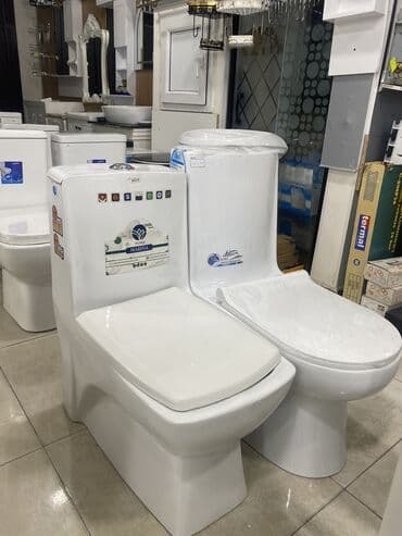 duş dəsti: Unitazlar 90 manatdan başdıyan qiymətlərlə ✅ unitazların materialı — 10