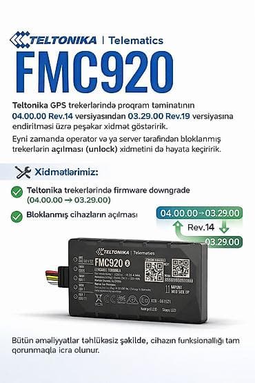Sağlamlıq və gözəllik: Teltonika Telematics FMC920 – proqram təminatı xidməti və unlock — 1