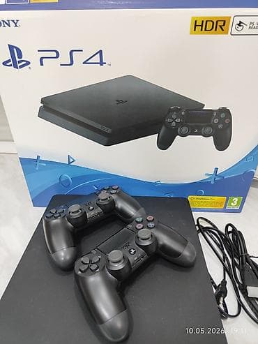 rəsmi note 13: Sony PlayStation 4 (PS4) Slim oyun konsolu + 10 əd məşhur oyun bizdən — 1