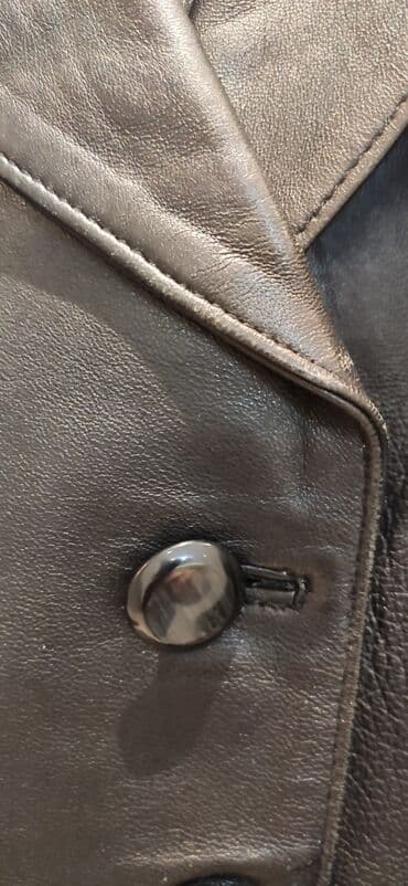 deri pencekler: Təbii dəridən qadin pencəyi(layka) — 5