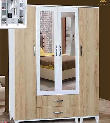 4 Qapi Dolab Sifarisle yigilir. Reng secimleri var. Fabrik — 1