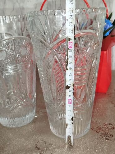 guller: 2 ədəd güldan, hündürlüyü 25 sm. yenidir,heç bir deffekti yoxdur — 2