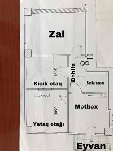 hazir ipotekada olan evler 2022: 3 otaqlı, Yeni tikili, m. Həzi Aslanov, 60 kv. m — 9