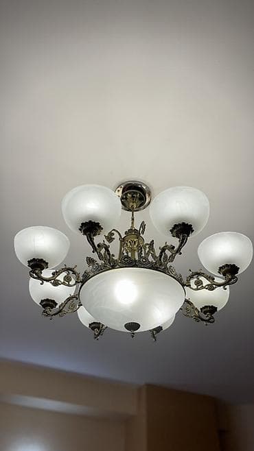 lüstür: Çılçıraq, 10 və daha çox lampa, Metal — 1