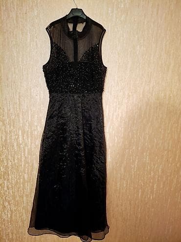 qara almaz: Zərif ziyafət geyimləri kolleksiyası 1) Boz rəngdə uzun paltar - — 4