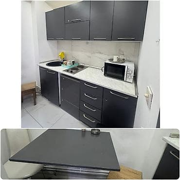 nerj stol: Mətbəx mebeli 200 azn. Uz:2.10 Hun:90 dərin 70-80 sm üstə moyka — 1