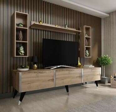 Yeni, Düz TV altlığı, Polkalı, Laminat, Azərbaycan