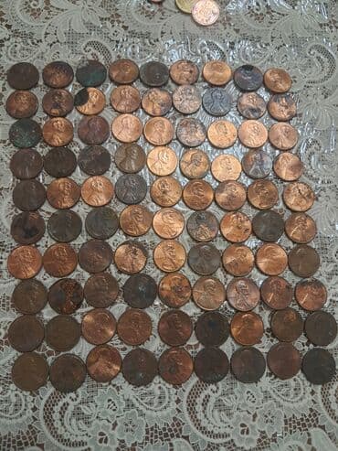 qerbli qəpik: ABŞ sikkələri – qarışıq lot - Növ və nominalar: quarter dollar (25¢) — 25