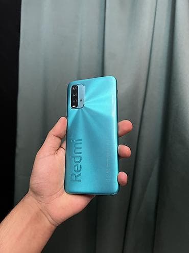 x7 pro: Redmi 9T, 64 GB, rəng - Göy, Barmaq izi, Face ID — 8
